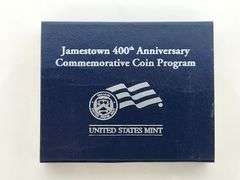 2007 Jamestown 400th Anniversary Commemorative Silver Dollar, OGP