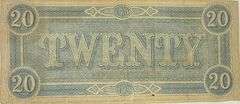 Nice $20 CSA Feb 17 1864 Series Note