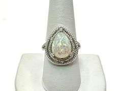 4.5 Ct Simulated Color Play Welo Opal Ring