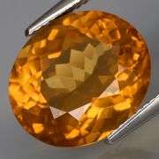 Intense! 7.86ct golden orange Citrine!