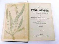 1890's The Fern Garden Antique Book