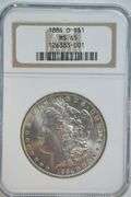 Blazing Gem BU 1885-O Morgan Silver Dollar. NGC MS65