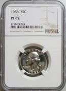 Superb 1956 Washington Quarter NGC Proof 69!