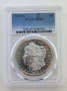 1879-S Morgan Silver Dollar, PCGS MS63