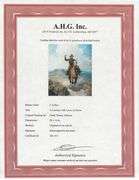 Highly Collectible After Frank Tenney Johnson One of a kind oil on Canvas signed by the artist, A Co