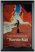 Ralph Macchio Autographed 24x36 "Wax On" The Karate Kid Framed Poster Exact Proof ACOA