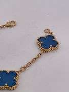 CERTIFIED BRAND NEW 18K YELLOW GOLD CLOVER LEAF BRACELET