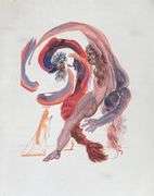 Collectible Original Color Engraving by Salvador Dali from The Divine Comedy