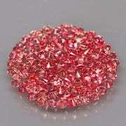Vibrant color! Diamond cut! 2.63ct  cherry pink Sapphire set!