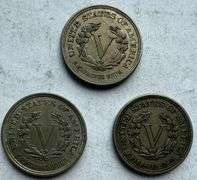 3 Rackateer 1883 V Nickels