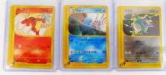 3 Pokémon 2002 Japanese E-Reader Cards