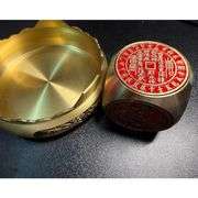 Brass Feng Shui God of Wealth Spinner with Kirin Base