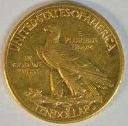 Lovely Near Mint 1915 US $10 Indian Gold Piece