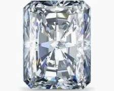 Magnificent High quality  Lab Diamond Rectangular Modified Brilliant Cut, 1.56 CT, VS1/E