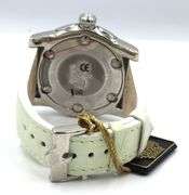 Glam Rock white dial with diamond ladies watch