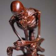 Bronze Skeleton Thinker