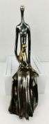 Large Ruth Bloch Sterling Silver Sculpture, Mother & Child