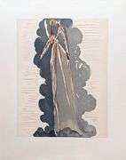Highly Collectible Salvador Dali Original Color Engraving from The Divine Comedy
