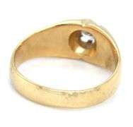 14kt Yellow gold 0.35ct diamond ring