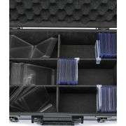 Card Storage Case Aluminum Frame Adjustable Dividers