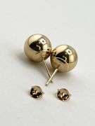 14KT Yellow Gold Ball Stud Earrings