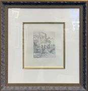 Extremely Rare and Collectible Antique Etching After Rembrandt, c. 1880