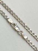 925 Sterling Silver Scrolled Or Filigree Design Heart With Long Curb Link Chain Necklace