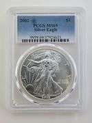 2002 American Silver Eagle, PCGS MS69