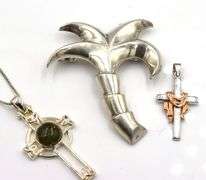 Group lot of vintage 925 sterling silver jewelry