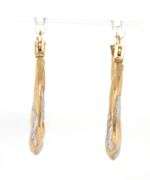 14kt Yellow gold hoop earrings