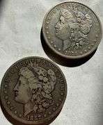 1878 S &1887 O Circulated Morgans