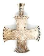 925 Sterling silver Konstantino cross pendant