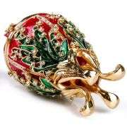 Lilies of the Valley Fabergé Egg Replica Jewelry Box