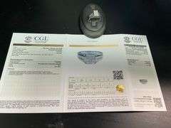 CERTIFIED LADIES 14K WHITE GOLD AND DIAMOND RING