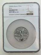 2024Mo Mexico 2 Onza Silver, NGC Reverse PF70 (Mega Holder)
