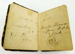 2 Small 19th Century Religious Antique Books