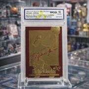Michael Jordan Credentials Gold Card GEM Mint 10