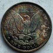 1887 Toned Unc BU Morgan