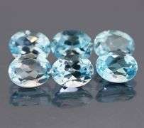 Bright and glittering 11.05ct Swiss blue Topaz set