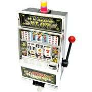 Jumbo Slot Machine Coin Bank with Lights
