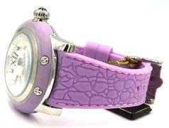 Glam Rock white dial stainless steel watch