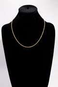 14K Yellow Gold 2.4mm Solid Rope Chain 20 Inch