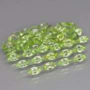 Dazzling 7.30ct untreated apple green Peridot set!