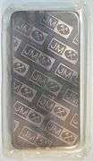 State-of-the Art Johnson Matthey 10 Troy Oz pure .999 Silver Bar. Unique Serial Number