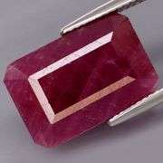 UNTREATED! 16.86ct REAL violet red Winza Ruby!