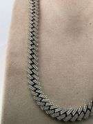 CERTIFIED 14 K WHITE GOLD DIAMOND CUBAN LINK CHAIN 168.8 GRAMS