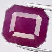 UNTREATED! REAL! 6.65ct violet red Winza Ruby