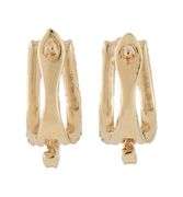 New 1.53ctw Diamond Triple Row Hoop Earrings in 14K