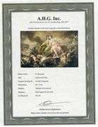 Highly Collectible After Corrado Giaquinto One of a kind oil on Canvas signed by the artist, Justice