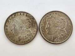1921 P&D Morgan Silver Dollars